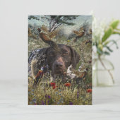 Duitse Shorthaired Pointers Kaart (Staand voorkant)