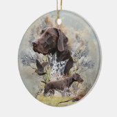 Duitse Shorthaired Pointers Keramisch Ornament (Links)