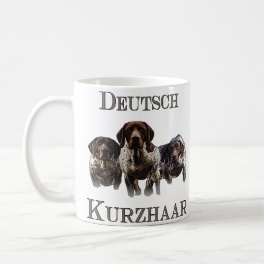 Duitse Shorthaired Pointers Koffiemok (Links)