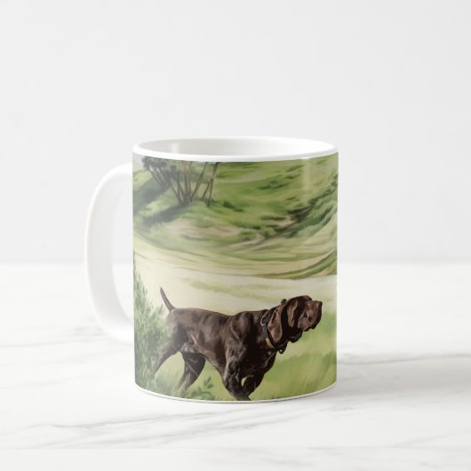 Duitse Shorthaired Pointers Koffiemok (Voorkant links)