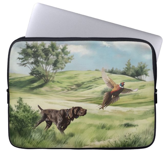 Duitse Shorthaired Pointers Laptop Sleeve (Voorkant)