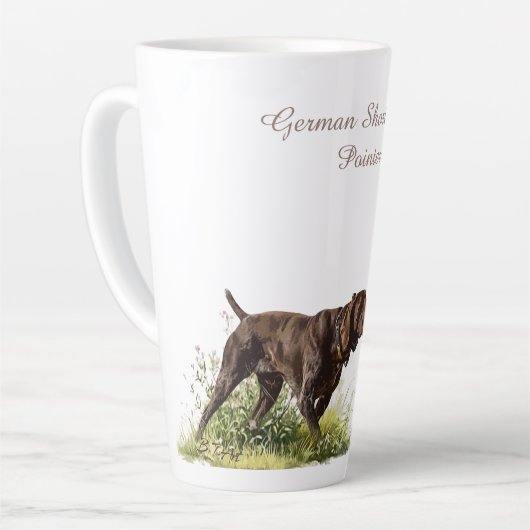 Duitse Shorthaired Pointers Latte Mok (Linkerhoek)