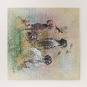 Duitse Shorthaired Pointers Legpuzzel (Horizontaal)