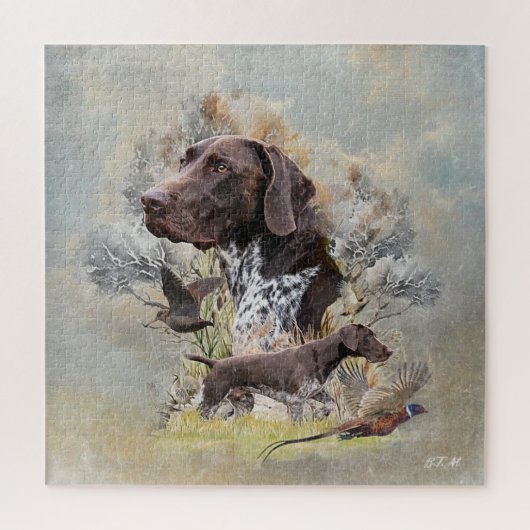 Duitse Shorthaired Pointers Legpuzzel (Verticaal)