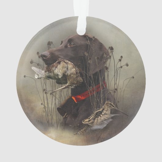 Duitse Shorthaired Pointers Ornament (achterkant)