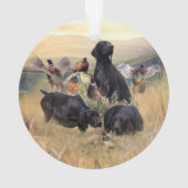 Duitse Shorthaired Pointers Ornament (achterkant)