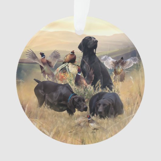 Duitse Shorthaired Pointers Ornament (voorkant)