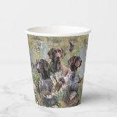 Duitse Shorthaired Pointers Papieren Bekers (Voorkant)
