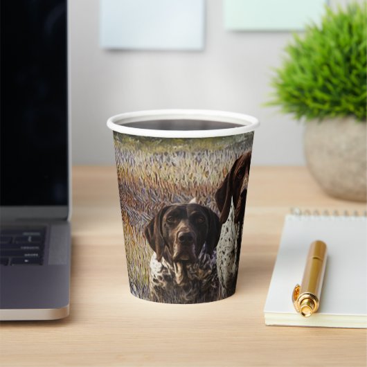 Duitse Shorthaired Pointers Papieren Bekers (Insitu)