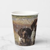 Duitse Shorthaired Pointers Papieren Bekers (Voorkant)