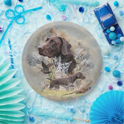 Duitse Shorthaired Pointers Papieren Bordje (Feest)