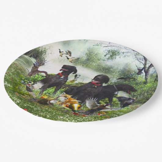 Duitse Shorthaired Pointers Papieren Bordje (Gekanteld)