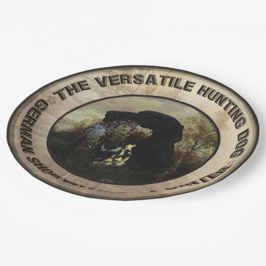 Duitse Shorthaired Pointers Papieren Bordje (Gekanteld)