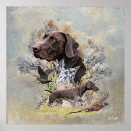 Duitse Shorthaired Pointers Poster