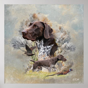 Duitse Shorthaired Pointers Poster