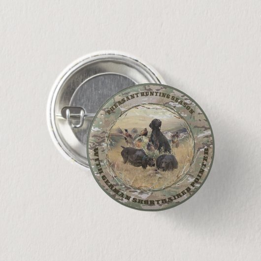 Duitse Shorthaired Pointers Ronde Button 3,2 Cm (Voorkant /achterkant)