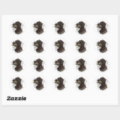 Duitse Shorthaired Pointers Ronde Sticker (Vel)