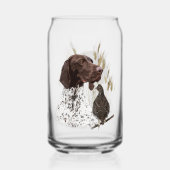 Duitse Shorthaired Pointers (SAP) Blikvorm Glas (Voorkant)