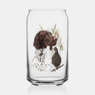 Duitse Shorthaired Pointers (SAP) Blikvorm Glas