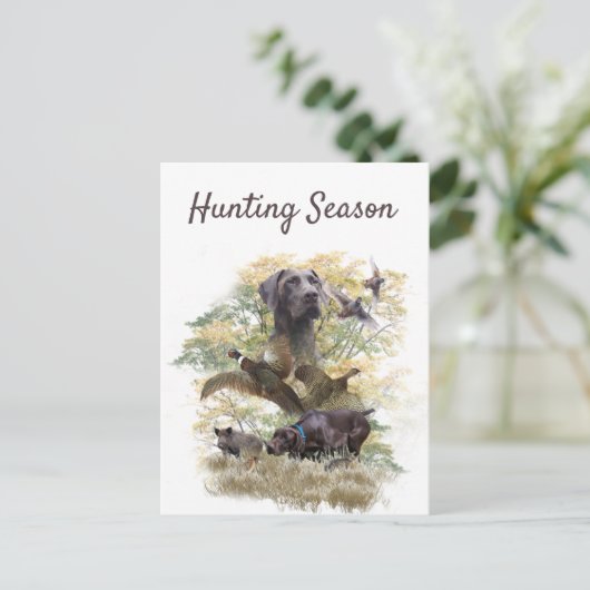 Duitse Shorthaired Pointers (SAP) Briefkaart (Staand voorkant)