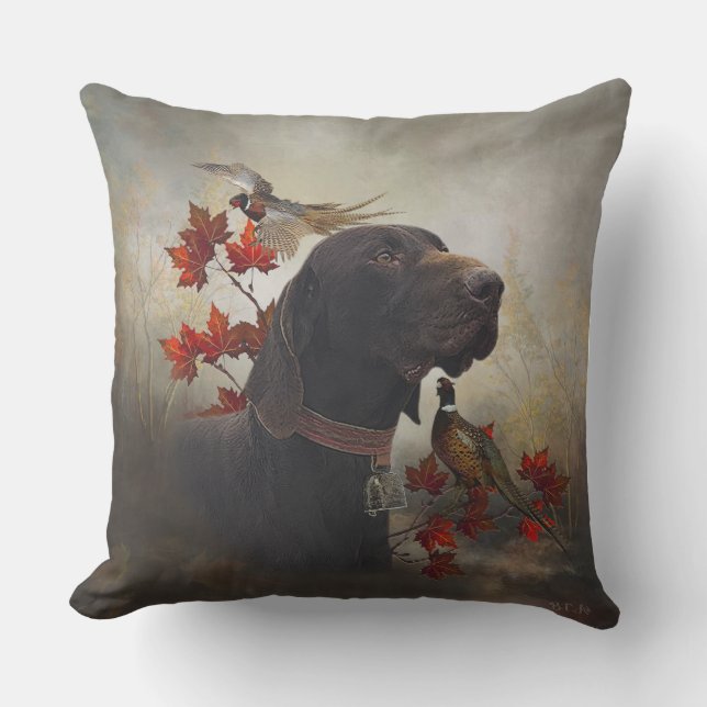 Duitse Shorthaired Pointers (SAP) Buitenkussen (Voorkant)