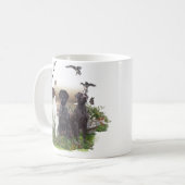 Duitse Shorthaired Pointers (SAP), een jachtfauna Koffiemok (Voorkant links)