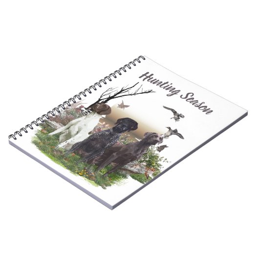 Duitse Shorthaired Pointers (SAP), een jachtfauna Notitieboek (Linkerzijde)