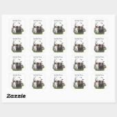 Duitse Shorthaired Pointers (SAP), een jachtfauna Vierkante Sticker (Vel)