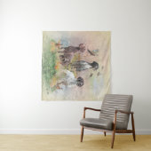 Duitse Shorthaired Pointers (SAP), een jachtfauna Wandkleed (In Situ (horizontaal))