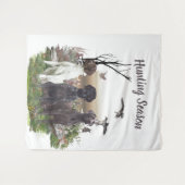 Duitse Shorthaired Pointers (SAP), een jachtfauna Wandkleed (Voorkant (horizontaal))