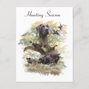 Duitse Shorthaired Pointers (SAP) Feestdagenkaart
