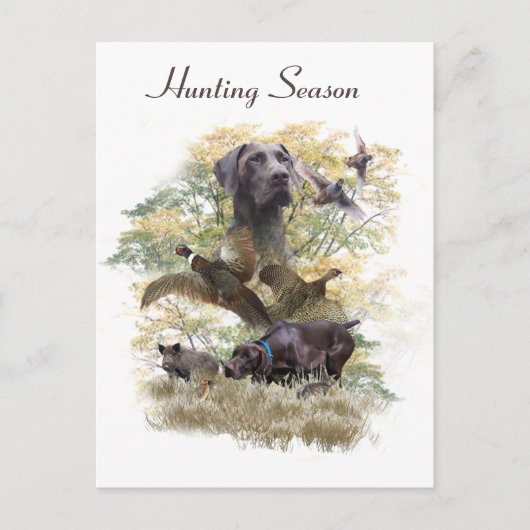 Duitse Shorthaired Pointers (SAP) Feestdagenkaart (Voorkant)
