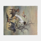 Duitse Shorthaired Pointers (SAP) Fleece Deken (Voorkant (Horizontaal))