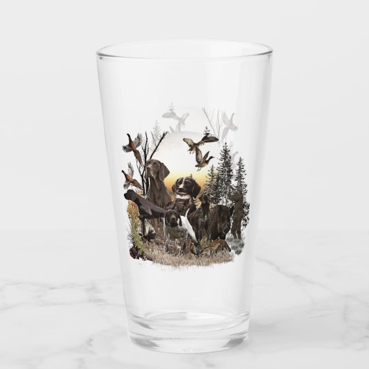 Duitse Shorthaired Pointers (SAP) Glas (Voorkant)