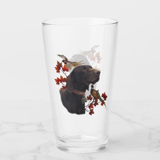 Duitse Shorthaired Pointers (SAP) Glas (Achterkant)