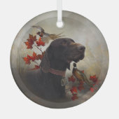 Duitse Shorthaired Pointers (SAP) Glas Ornament (Voorkant)