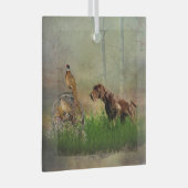 Duitse Shorthaired Pointers (SAP) Glas Ornament (Voorkant Rechts)