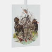 Duitse Shorthaired Pointers (SAP) Glas Ornament (Voorkant Rechts)