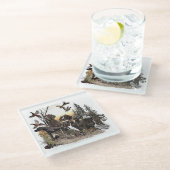 Duitse Shorthaired Pointers (SAP) Glazen Onderzetter (Schuin)