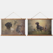 Duitse Shorthaired Pointers (SAP) Hangend Wandkleed (Dubbel)