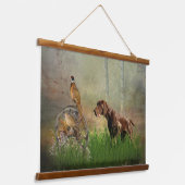 Duitse Shorthaired Pointers (SAP) Hangend Wandkleed (Gebogen)