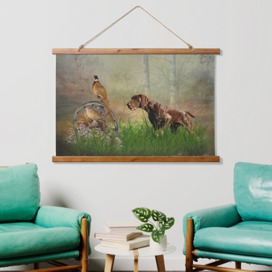 Duitse Shorthaired Pointers (SAP) Hangend Wandkleed (Woonkamer)