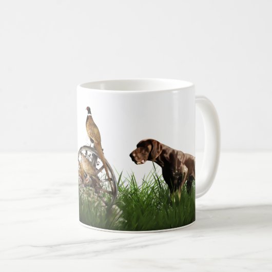 Duitse Shorthaired Pointers (SAP) Koffiemok (Voorkant rechts)