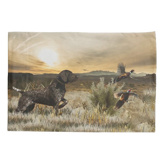 Duitse Shorthaired Pointers (SAP) Kussensloop (Achterkant)