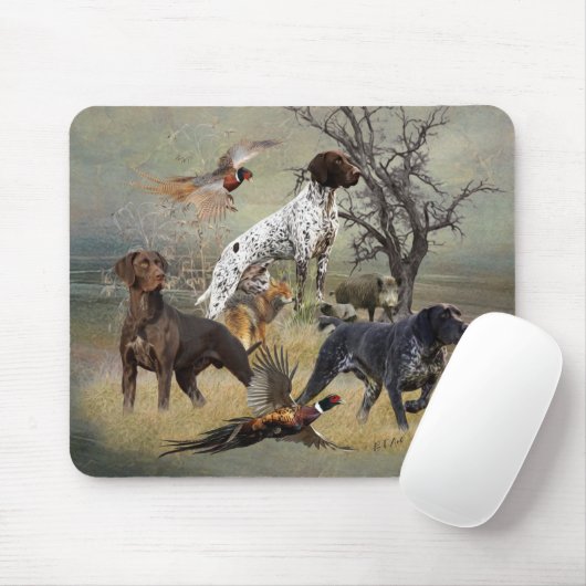 Duitse Shorthaired Pointers (SAP) Muismat (Met muis)