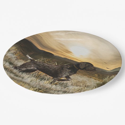 Duitse Shorthaired Pointers (SAP) Papieren Bordje (Gekanteld)