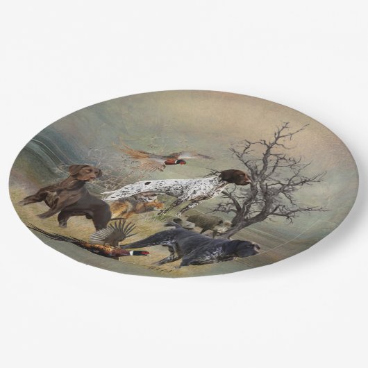 Duitse Shorthaired Pointers (SAP) Papieren Bordje (Gekanteld)