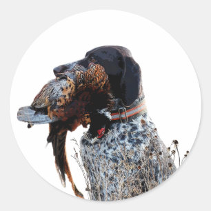 Duitse Shorthaired Pointers (SAP) Ronde Sticker