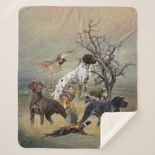 Duitse Shorthaired Pointers (SAP) Sherpa Deken (Voorkant)