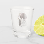 Duitse Shorthaired Pointers (SAP) Shot Glas (Achterkant)